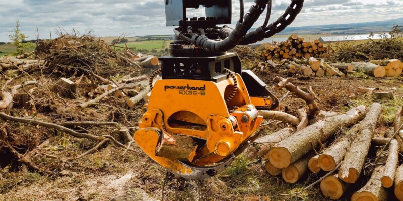 grapple saw rotators