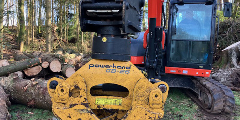 Ex Demo Powerhand GB26 forestry grapple