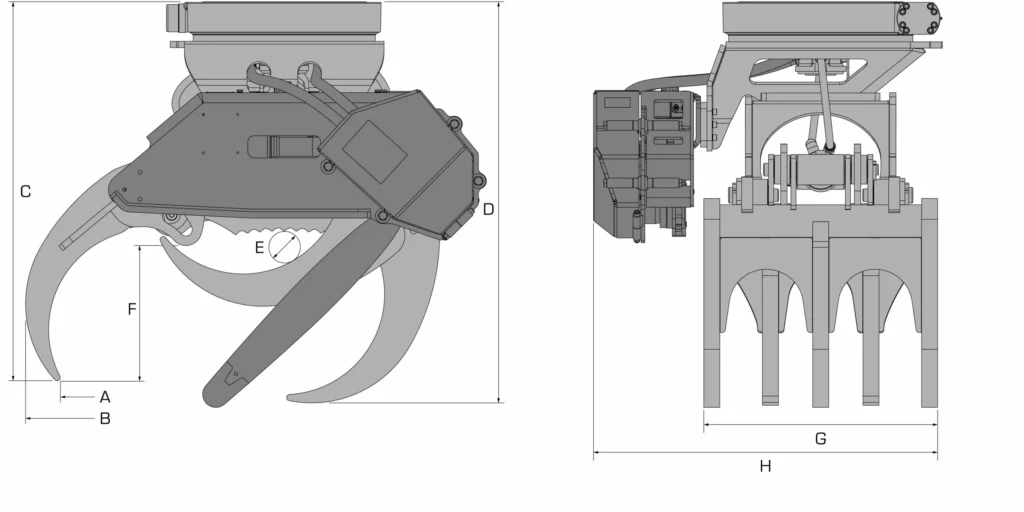 Tree Care Grapple Saw Specification
